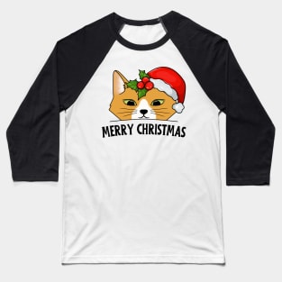 Santa cat Baseball T-Shirt